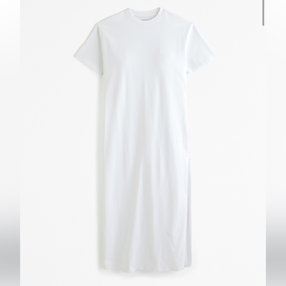 Tshirt maxi dress size Xsmall p color white